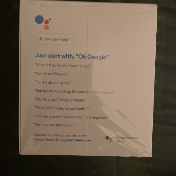 Google Assistant Home Mini Speaker System - Picture 4 of 4